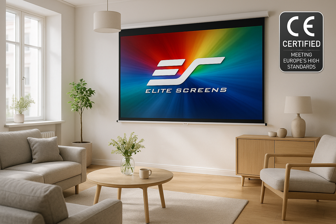 CE Certification – Meeting Europe’s High Standards with Elite Screens