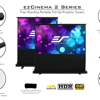 EZ CINEMA PLUS - PORTABLE PROJECTION SCREENS
