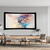 LUNETTE CURVED - FIXED FRAME PROJECTION SCREEN