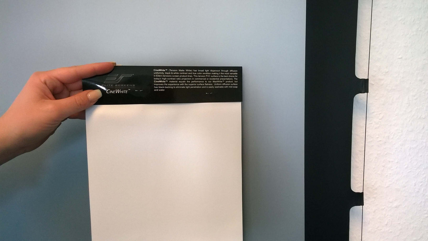 CINEWHITE - SCREEN MATERIAL SAMPLE (DIN A4)