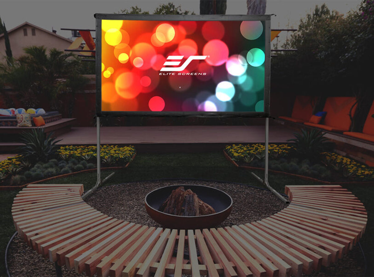 Elite Screens Portable Outdoor Projection Screen Yard master 2
