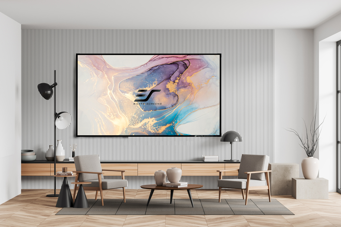 Projectieschermen met vast frame