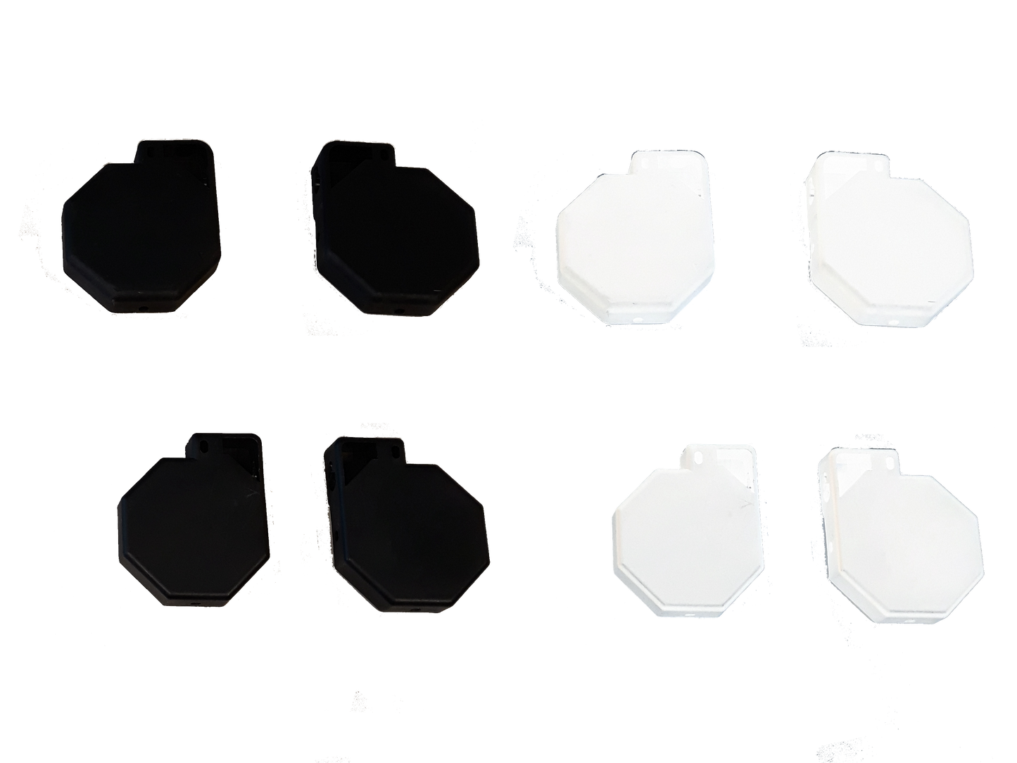 END CAPS SETS FOR MANUAL SERIES  1set (Small & big / Black & White) - (1 Pack = 2 pieces)