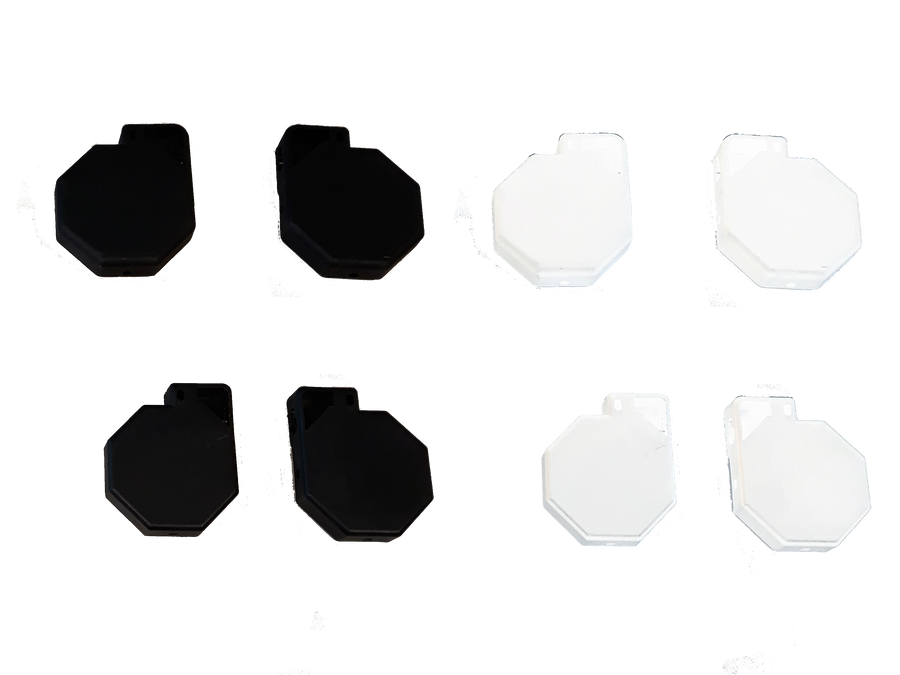 END CAPS SETS FOR MANUAL SERIES  1set (Small & big / Black & White) - (1 Pack = 2 pieces)