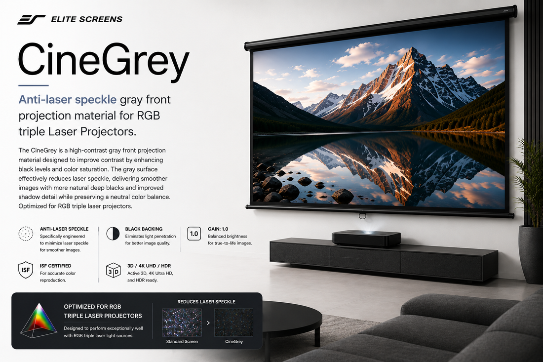 CineGrey - Screen Material Sample (DIN A4)