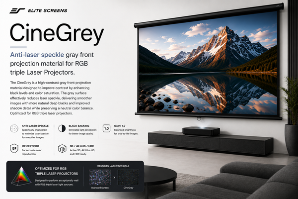 CineGrey - Screen Material Sample (DIN A4)
