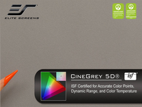 CineGrey 5D - Muestra del material de la pantalla (DIN A4)