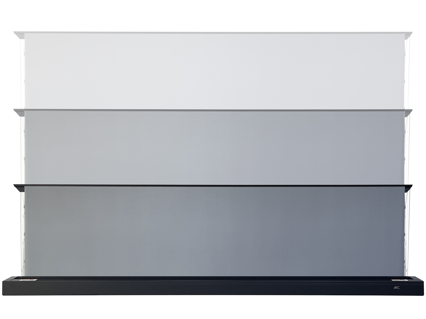 Kestrel – CLR®5 con Quadrato – Schermo di proiezione elettrico a sollevamento dal pavimento