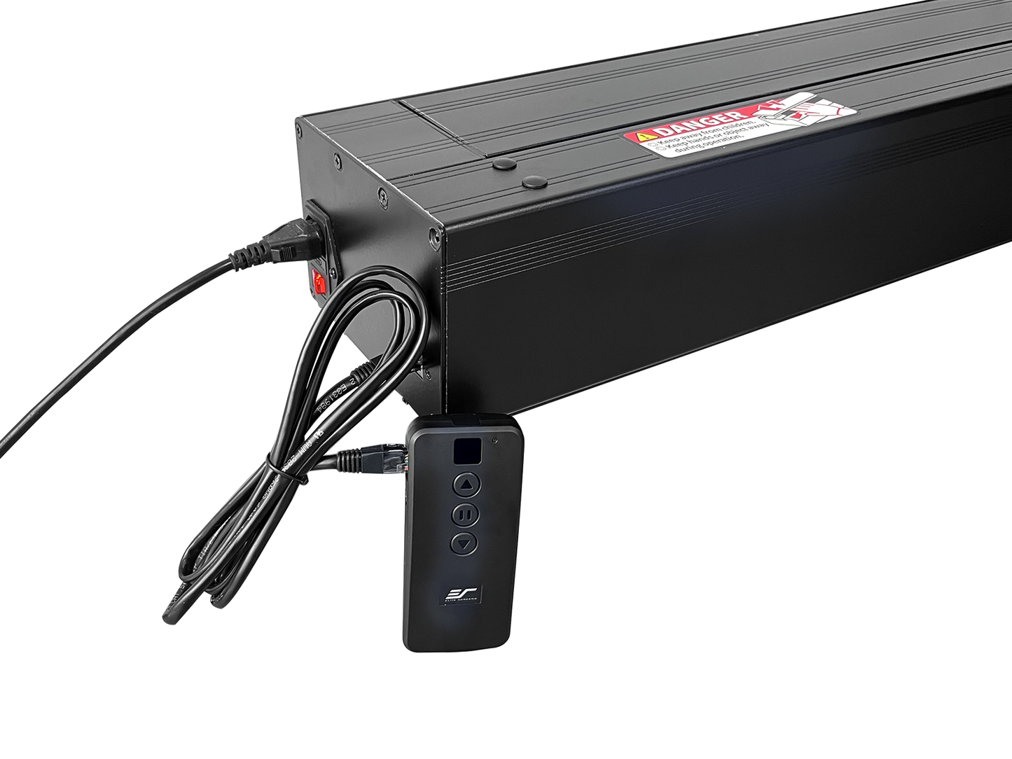 Kestrel – CLR®5 con Quadrato – Schermo di proiezione elettrico a sollevamento dal pavimento