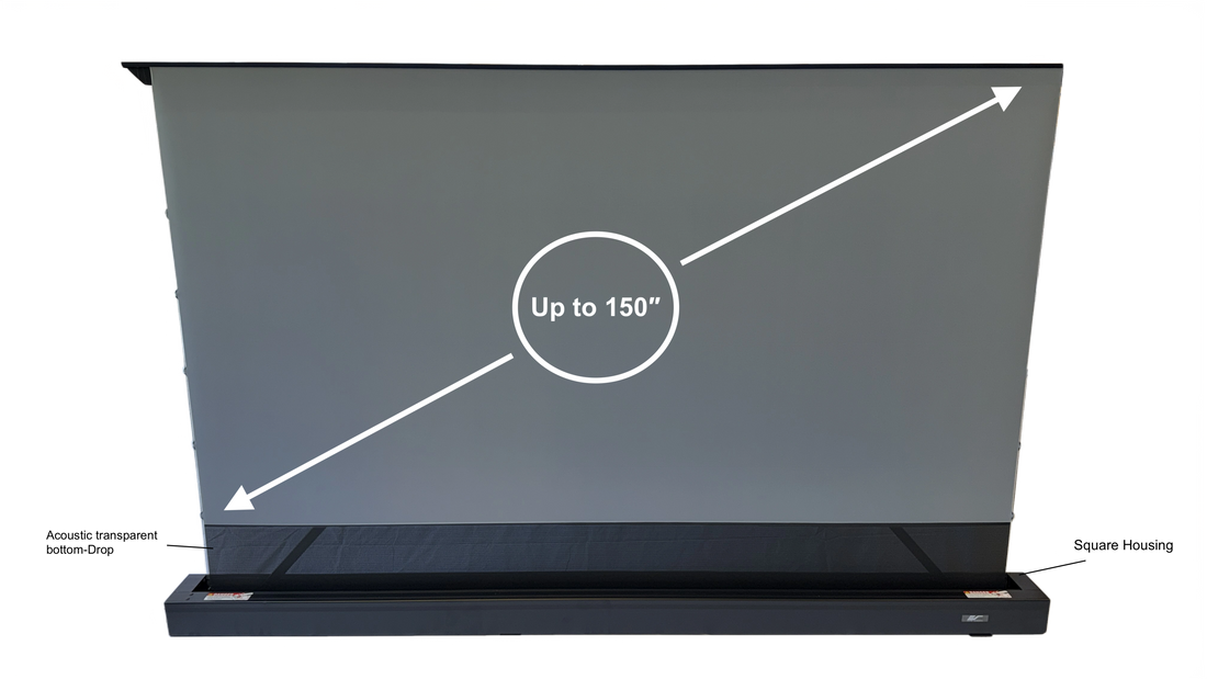 Kestrel CLR®5 con Cuadrado – Pantalla Floor-Up eléctrica Floor-Up