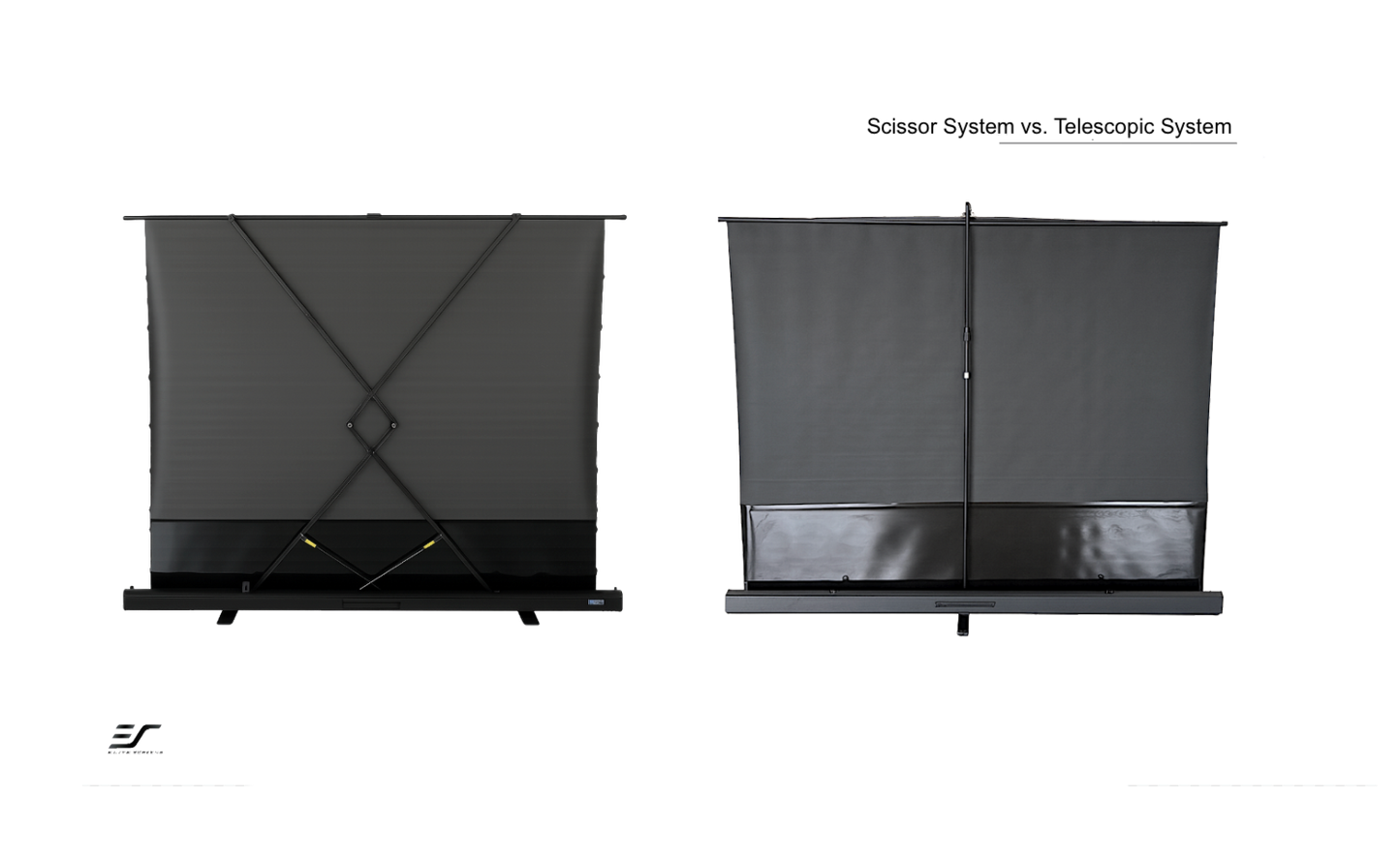 EZ CINEMA- PORTABLE PROJECTION SCREENS - TELESCOPE SYSTEM