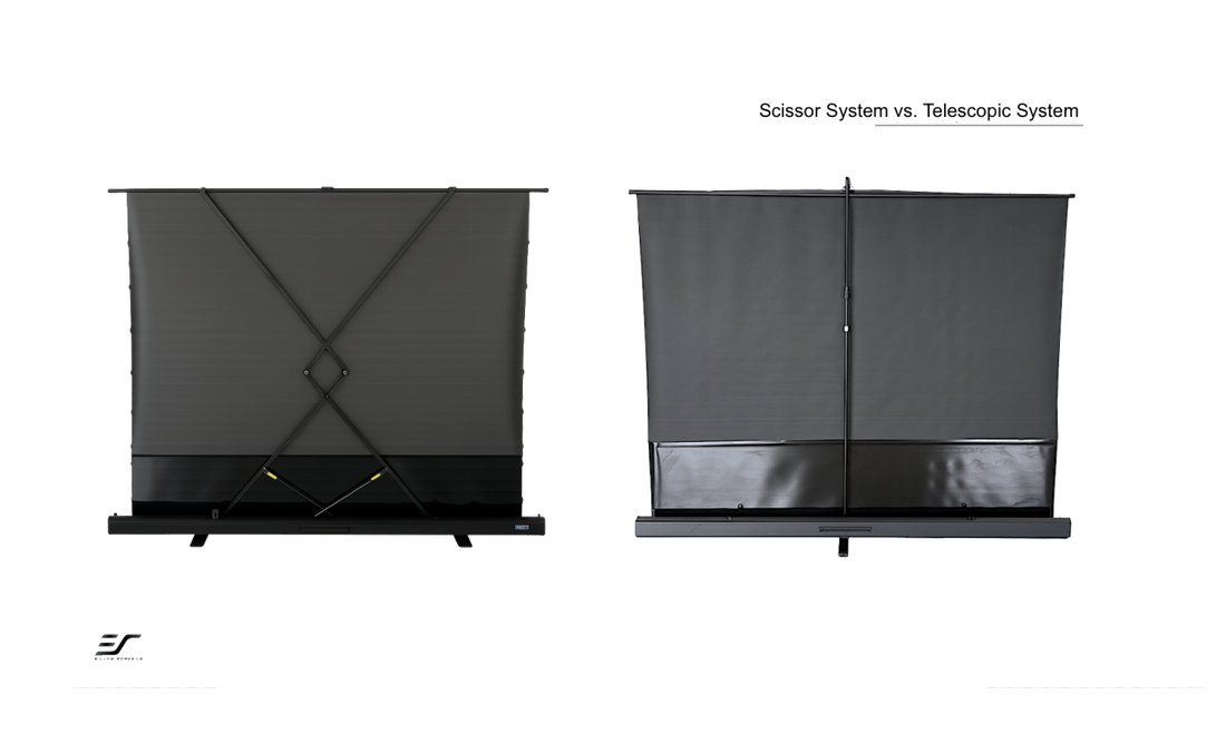 EZ CINEMA- PORTABLE PROJECTION SCREENS - TELESCOPE SYSTEM