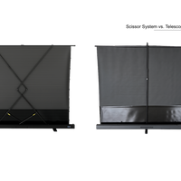 EZ CINEMA- PORTABLE PROJECTION SCREENS - TELESCOPE SYSTEM
