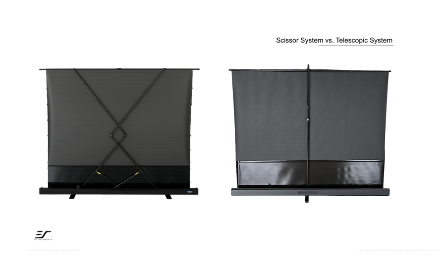 EZ CINEMA- PORTABLE PROJECTION SCREENS - TELESCOPE SYSTEM