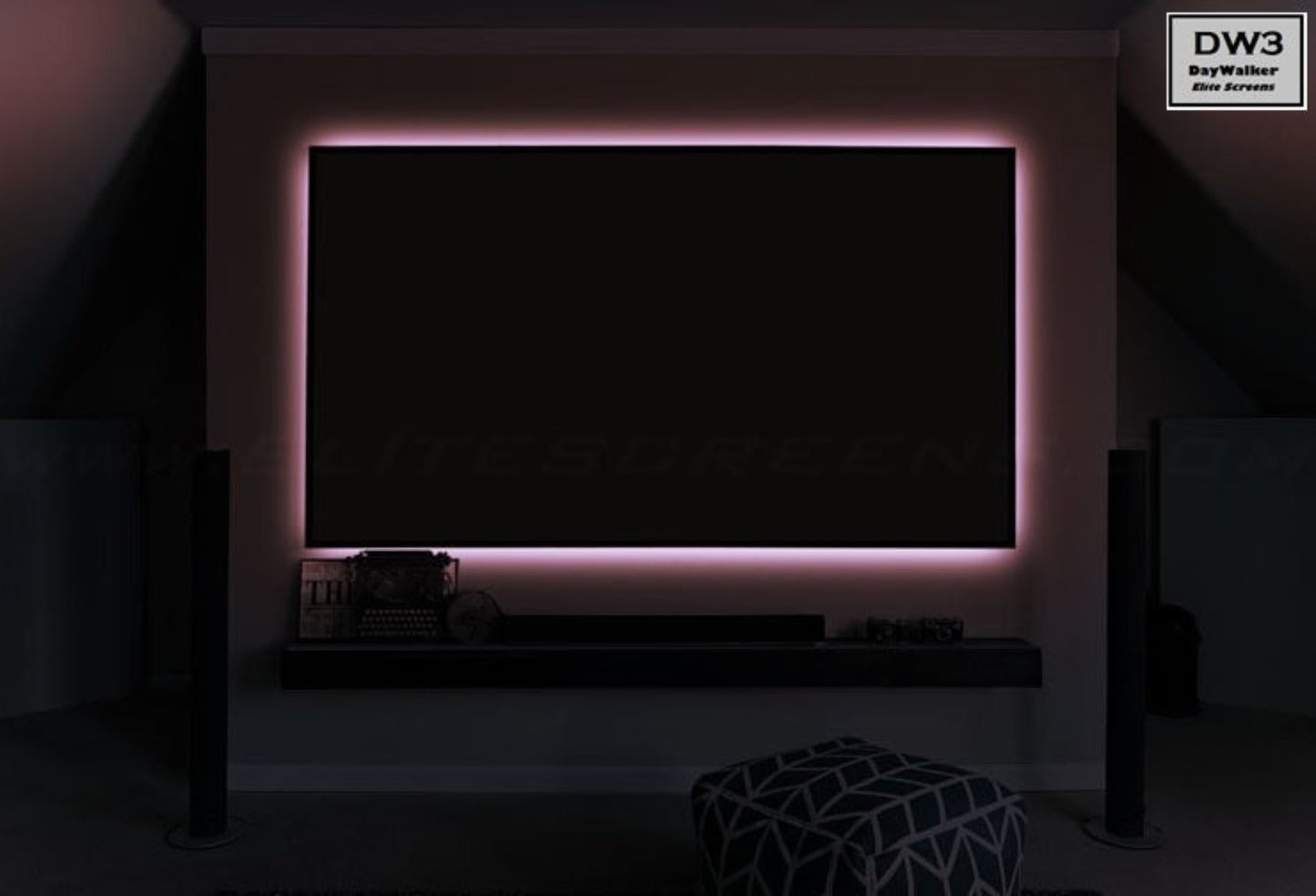 DAYWALKER EDGE FREE - FIXED FRAME PROJECTION SCREEN