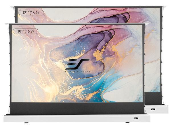 Kestrel Tab-Tension – CLR – Electric Floor-Up Projection Screen