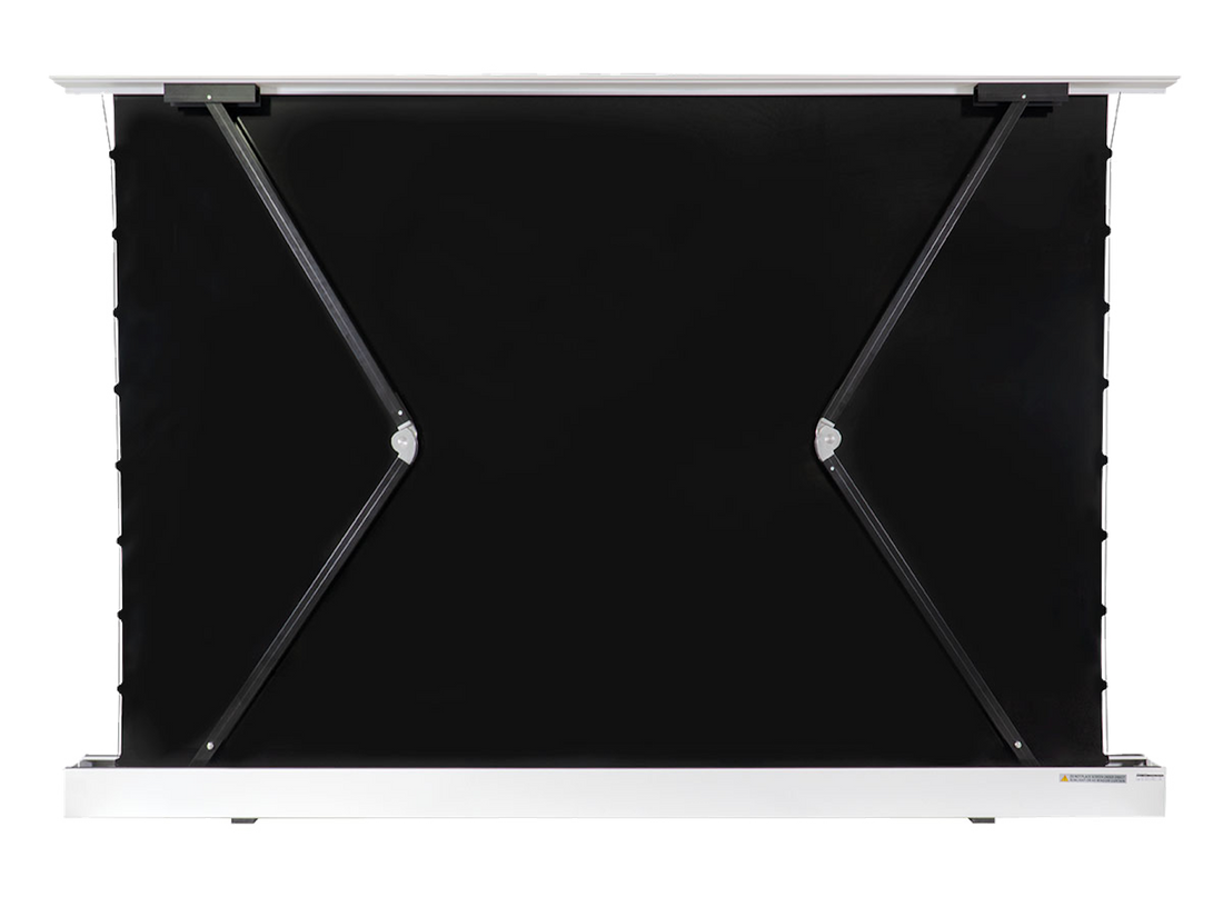 KESTREL TAB-TENSION FLOOR-UP 2- ELECTRIC PROJECTION SCREENS- SCISSOR SYSTEM