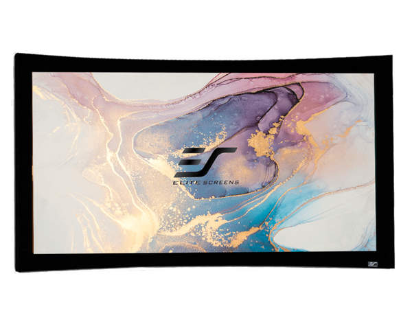 LUNETTE GEBOGEN - PROJECTIESCHERM MET VAST FRAME