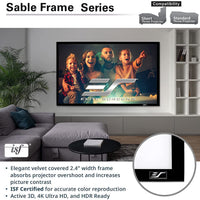 SABLE FRAME - FIXED FRAME PROJECTION SCREEN