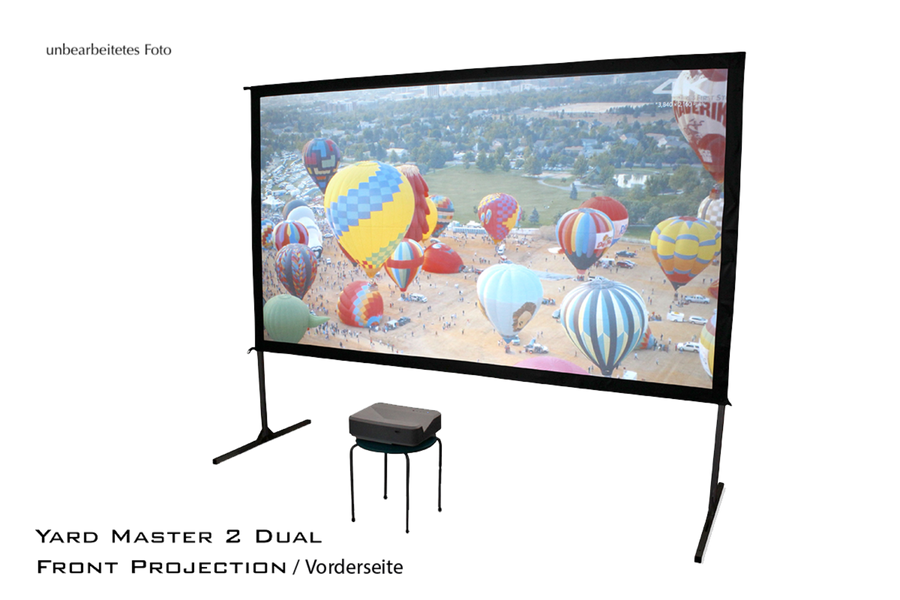 YARD MASTER 2 - PORTABLE OUTDOOR PROJECTION SCREENS