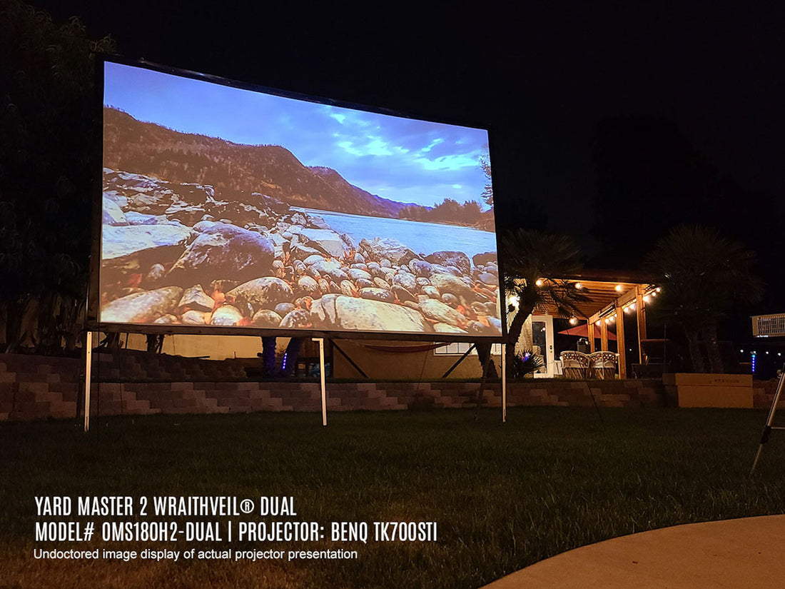 YARD MASTER 2 - PORTABLE OUTDOOR PROJECTION SCREENS