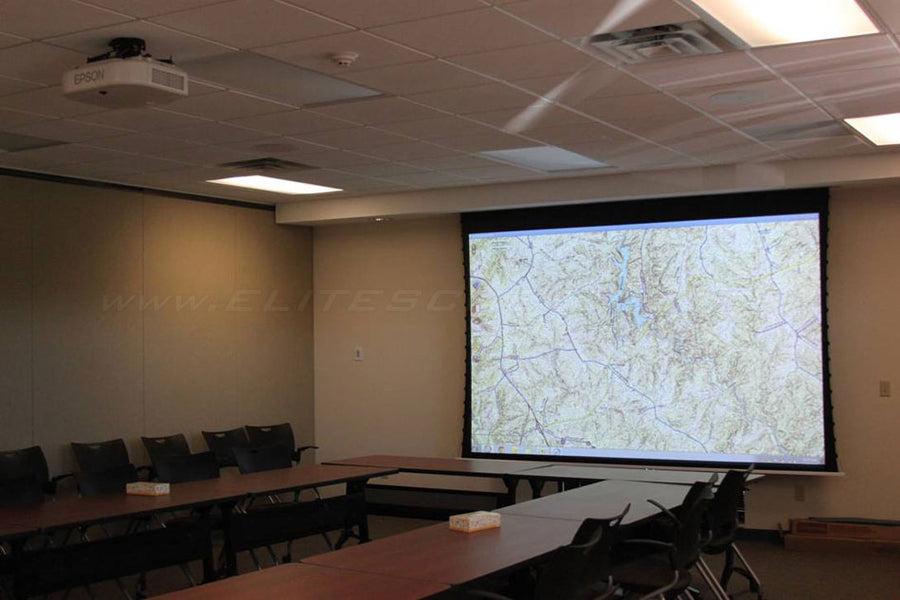 EVANESCE TAB TENSION B- IN-CEILING ELECTRIC PROJECTION SCREENS