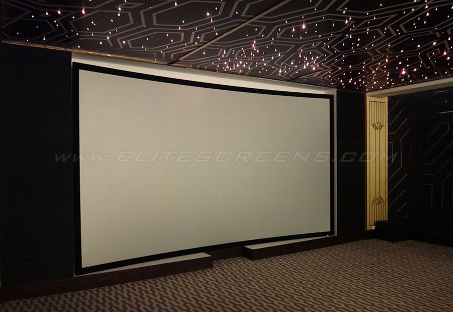 LUNETTE CURVED - FIXED FRAME PROJECTION SCREEN