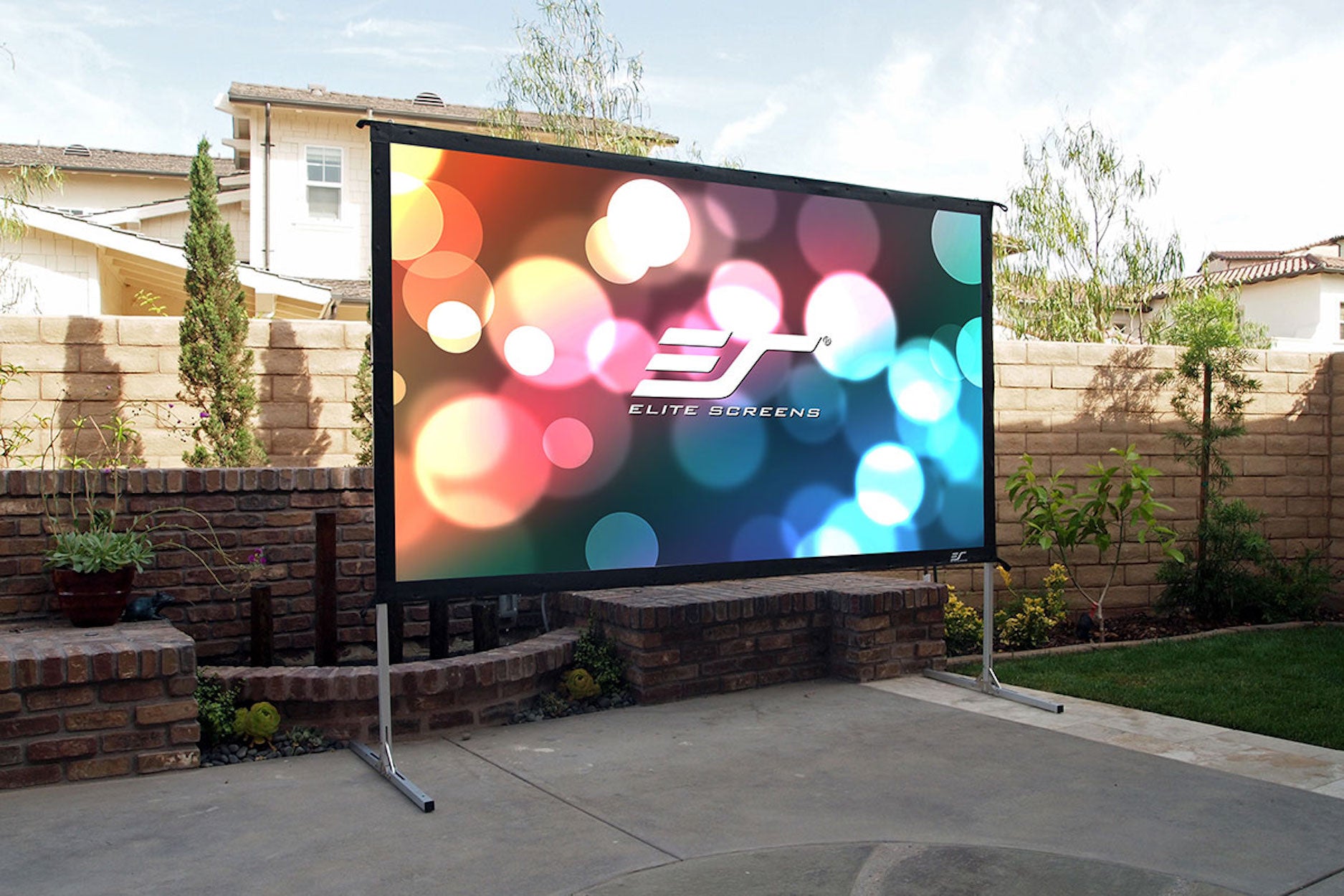 Yard master Elite screens mobile outdoor projection screens Leinwand für Außenbereich